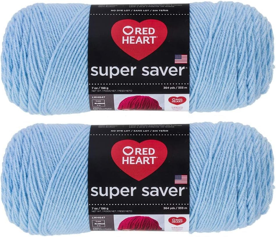 Bulk Buy:  Super Saver (2-Pack) (Cherry Red, 7 Oz Each Skein)