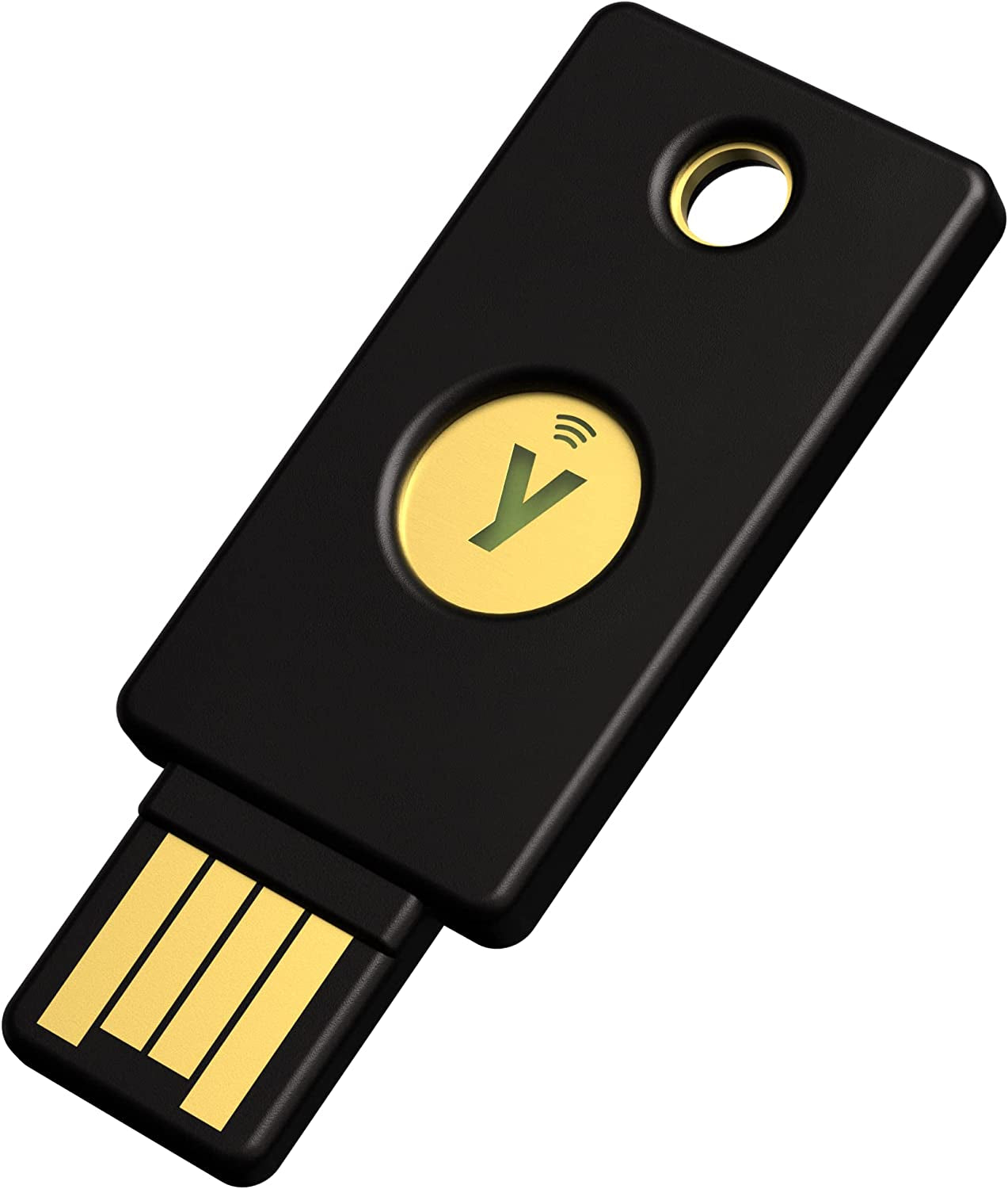 - Yubikey 5C NFC - Two-Factor Authentication (2FA) Security Key, Connect via USB-C or NFC, FIDO Certified - Protect Your Online Accounts