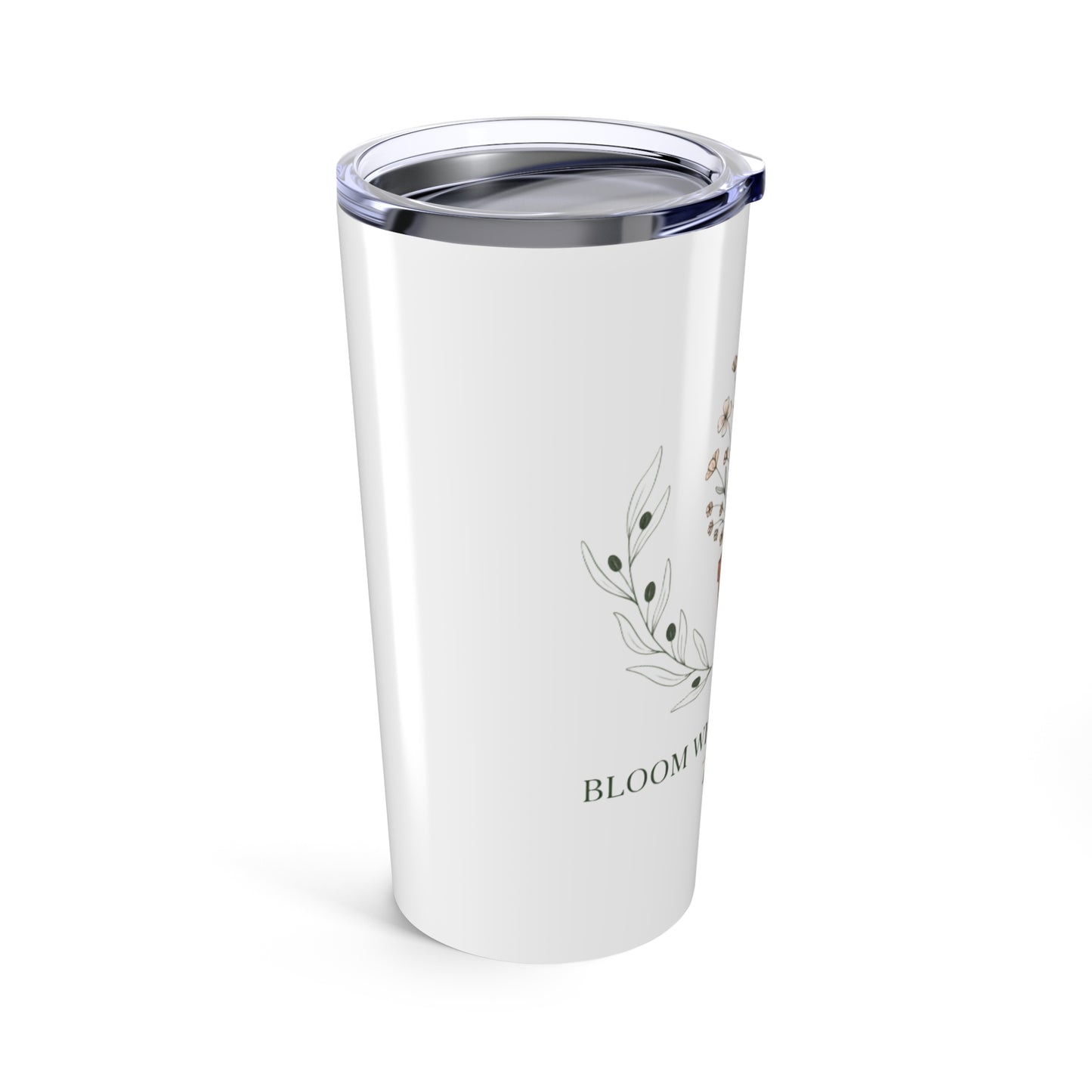 20oz Tumbler, Bloom Where Planted, Family Gift, Friend Gift