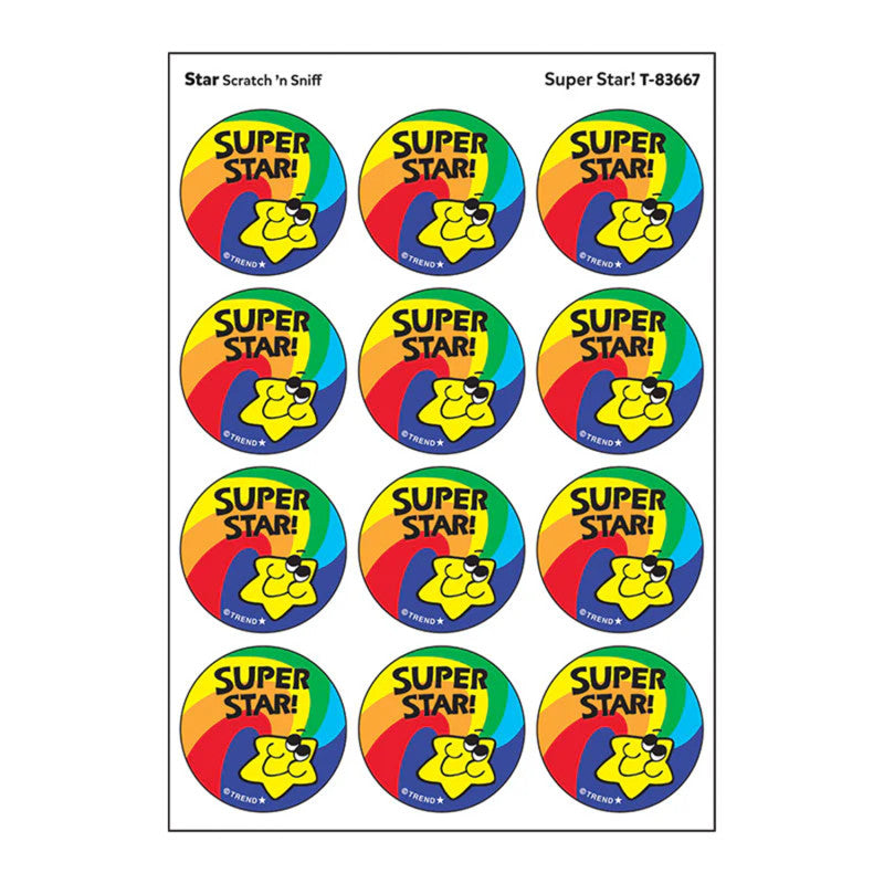 Super Star!/ Star Scent Stickers, 24 ct.