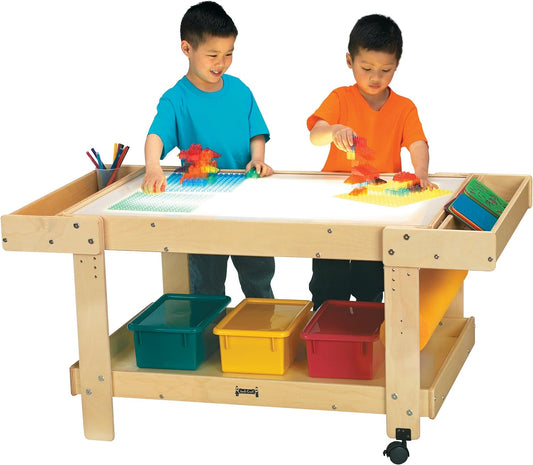 Creative Caddie Light Table, 21-25 X 42 X 27.5 In, Multicolor