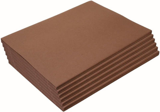 Construction Paper, Dark Brown, 9 Inches X 12 Inches, 50 Sheets, Heavyweight Construction Paper, Crafts, Art, Kids Art, Painting, Coloring, Drawing Paper, Art Project, All Purpose (Item # 9CPDK)