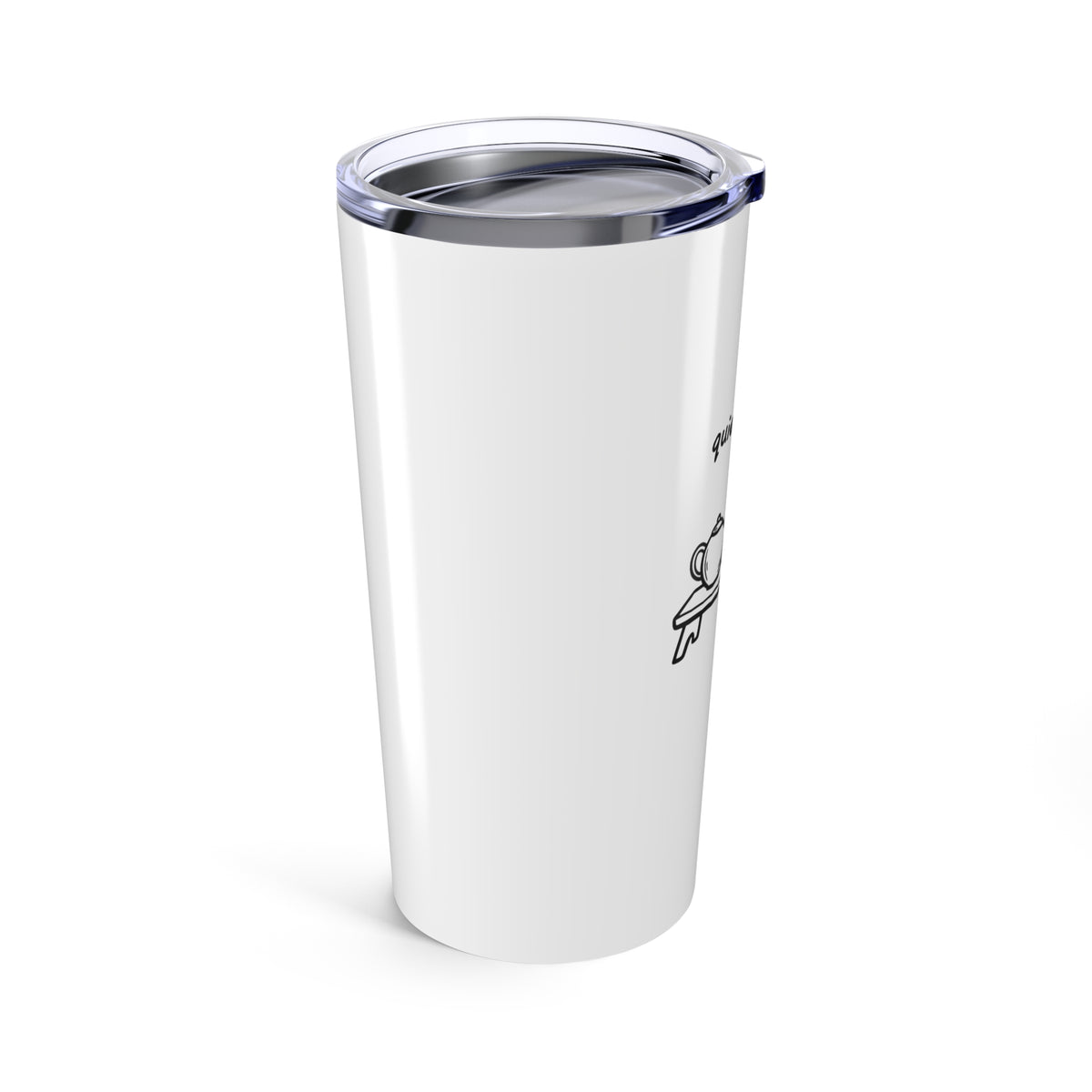 Tea Ceremony Cloud Steam | 20oz Stainless Steel Tumbler for Travel | Family & Friend Gift | Chicken Scratch Irony Doodle Style