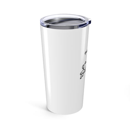 Tea Ceremony Cloud Steam | 20oz Stainless Steel Tumbler for Travel | Family & Friend Gift | Chicken Scratch Irony Doodle Style