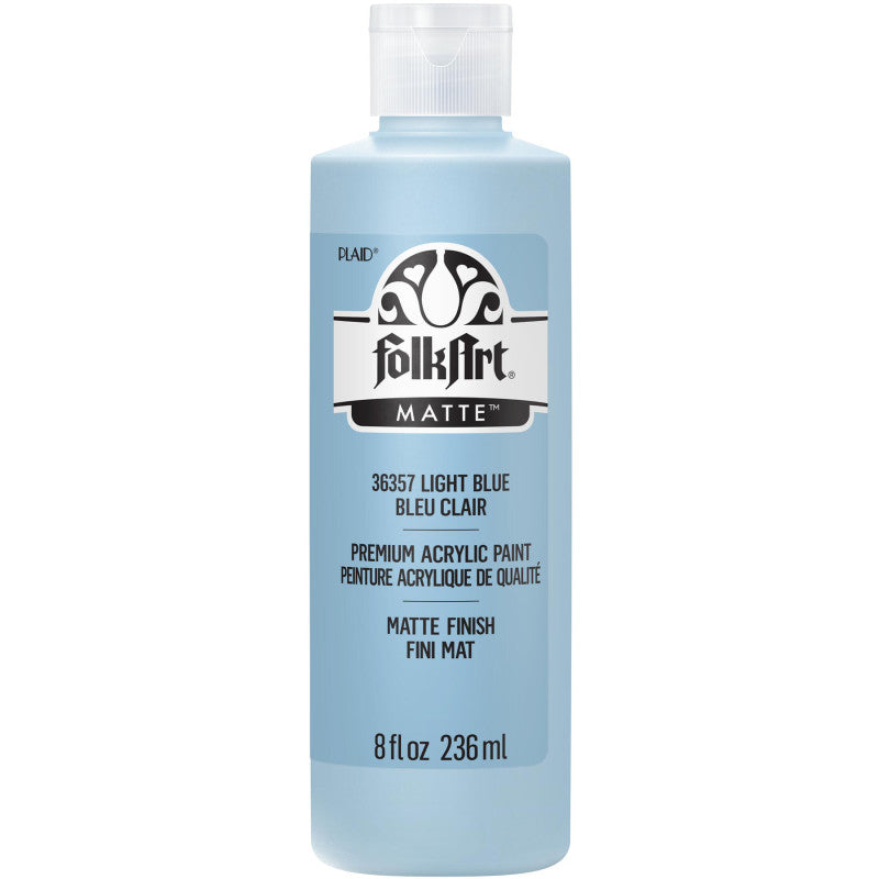 Acrylic Paint Matte, 8oz., Light Blue