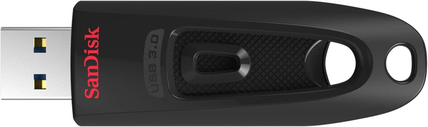 32GB 3-Pack Ultra USB 3.0 Flash Drive 32GB (Pack of 3) - SDCZ48-032G-GAM46T, Black