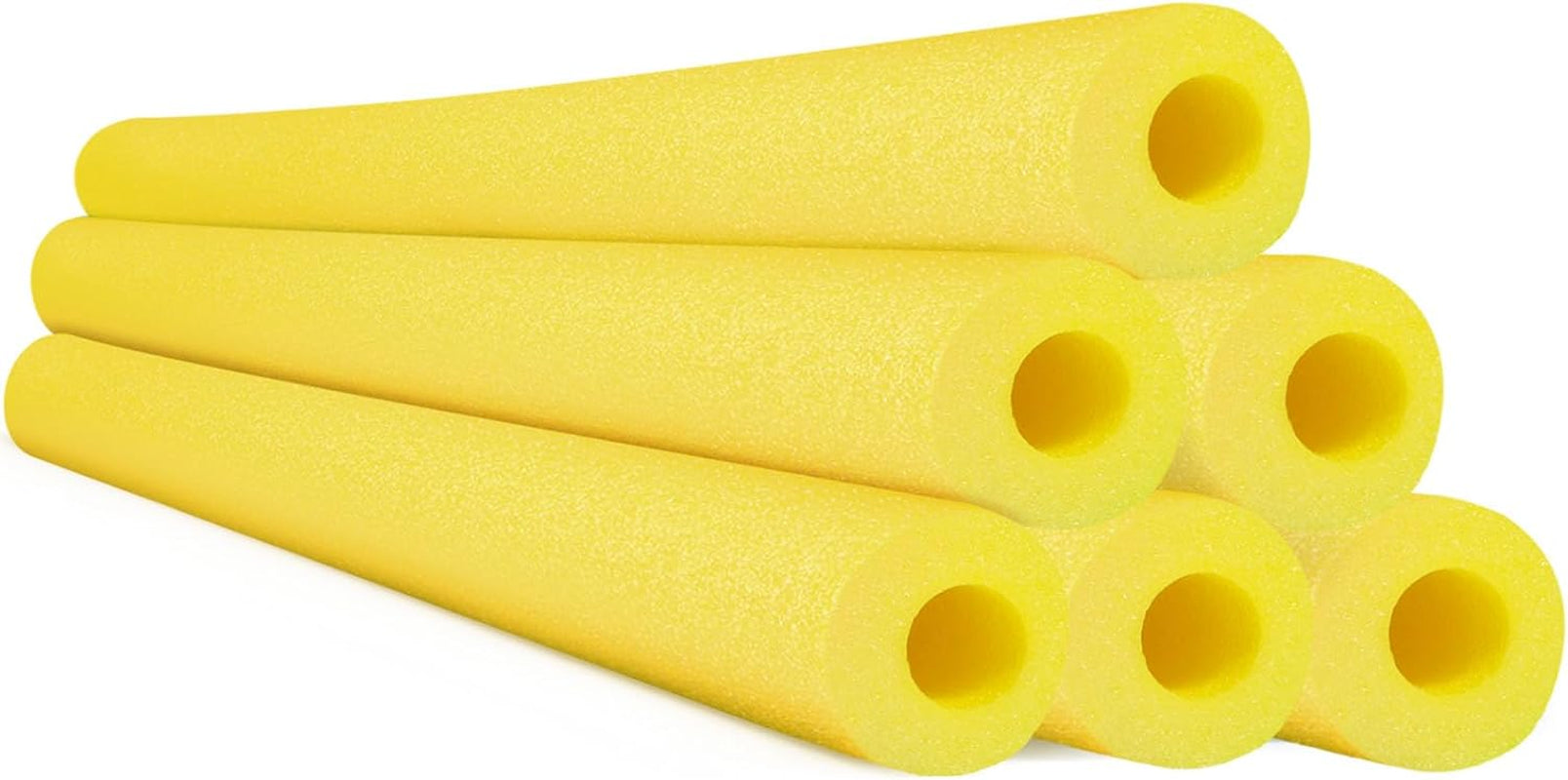 6 Pack Pool Noodles Foam Swim Noodles Jumbo Hollow Swimming Pool Noodle Bulk Bright Pool Noodles Floats Heavy Duty for Swimming Floating Craft Projects