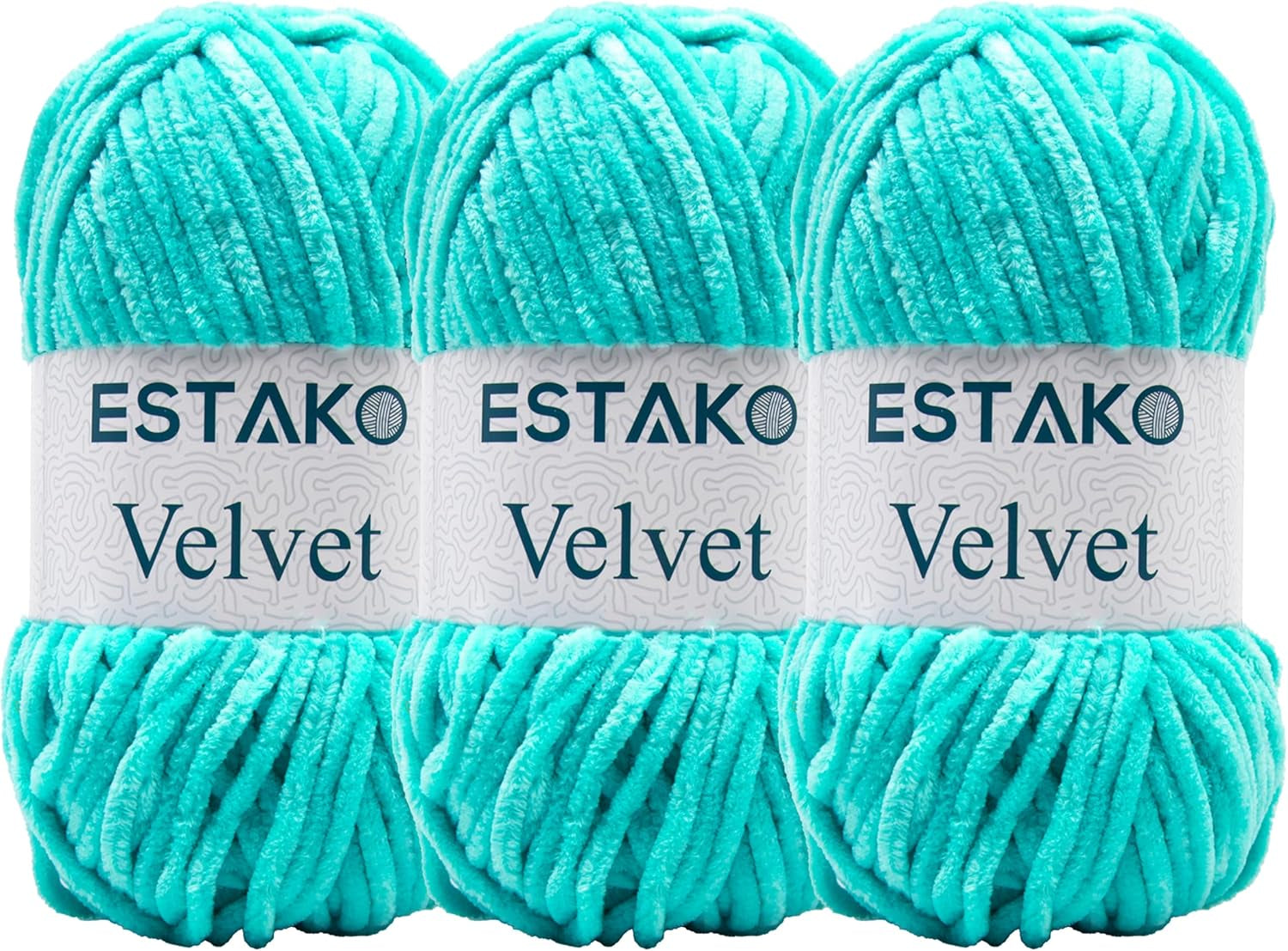 Velvet Chenille Blanket Amigurumi Yarn for Crocheting and Knitting Super Bulky 100 Gr (132 Yds) (1430 - Camel)