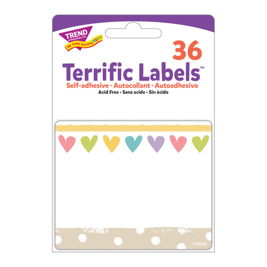Take Heart Terrific Labels™, 36 Count