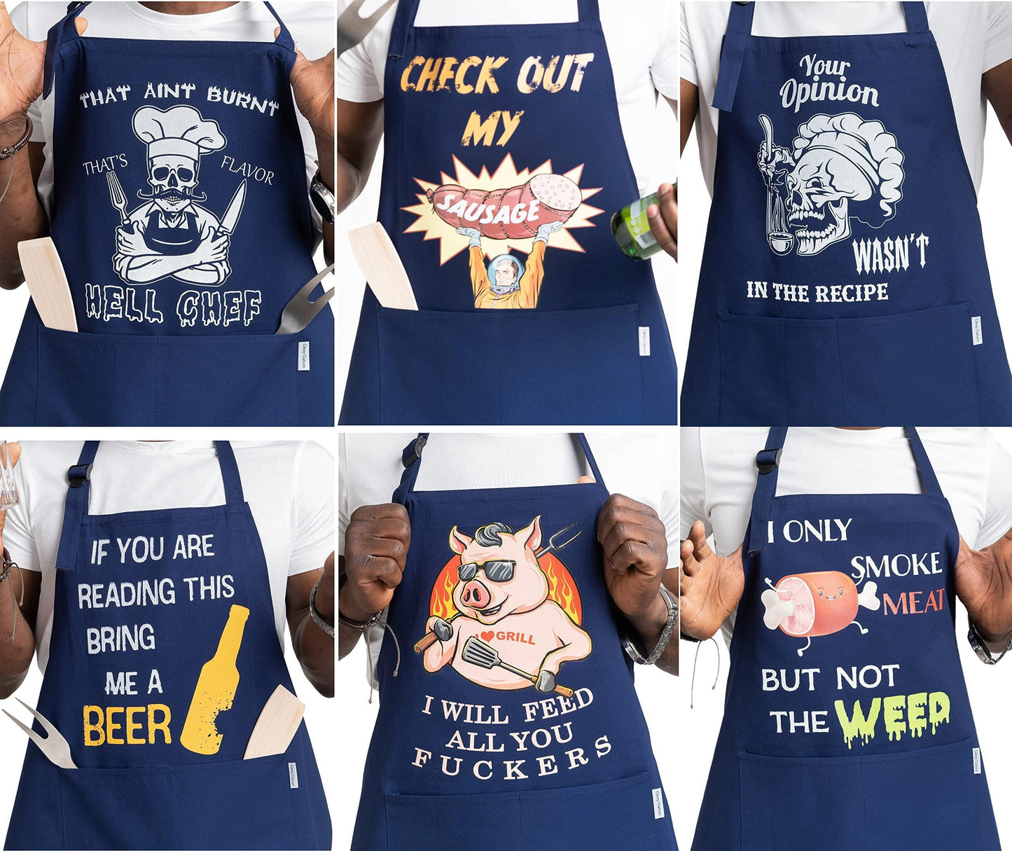 Funny Aprons For Men   Mens Aprons For Cooking Funny Funny Grill Apron For Men