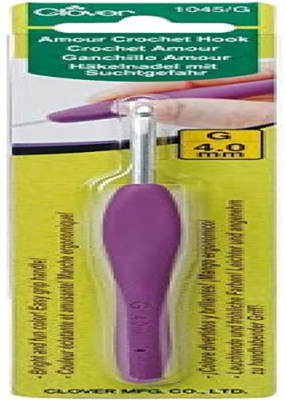 1045/G Purple Amour Crochet Hook, Size G, 4.0Mm