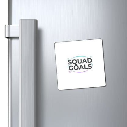Squad Goals Achieved | Trophy Quote Magnets for Fridge & Locker | Galentine’s & Best Friends Gift | Y2K Valentine Aesthetic