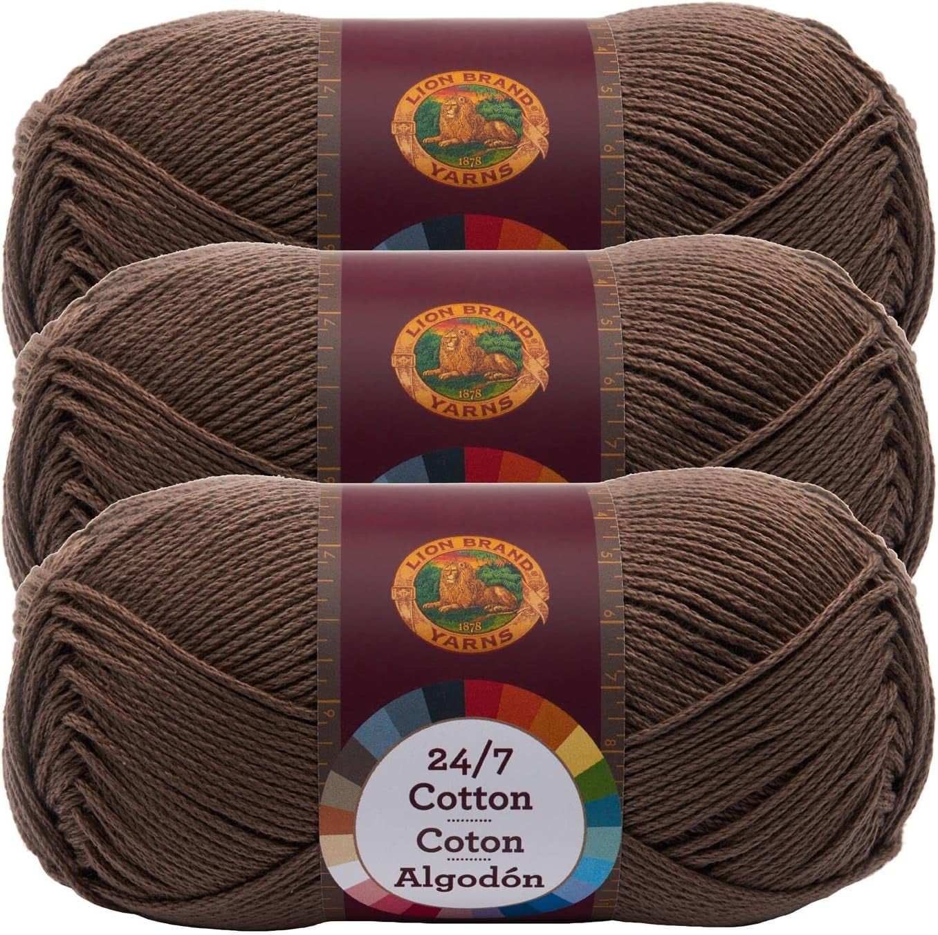 (1 Skein) 24/7 Cotton® Yarn, White