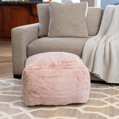 Bristol Faux Fur Pouf