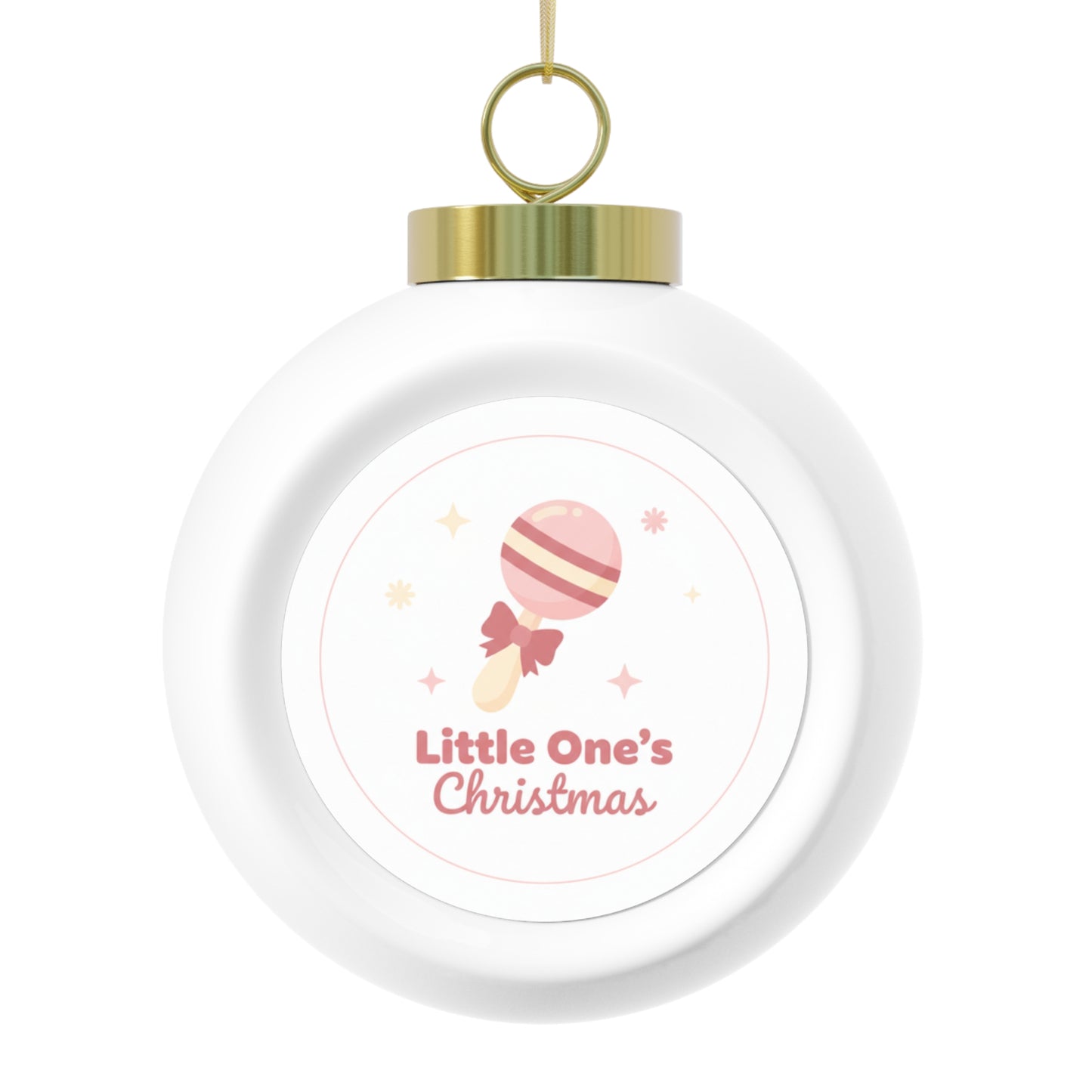 Christmas Ball Ornament - Little One's Christmas Keepsake
