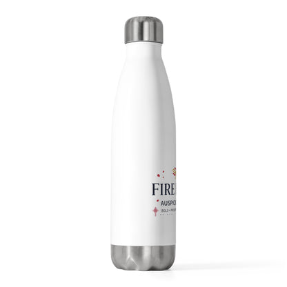 Fire Horse Lunar New Year 2026 | 20oz Insulated Stainless Steel Tumbler Bottle | CNY Gift for Family, Teachers & Friends | Red Gold