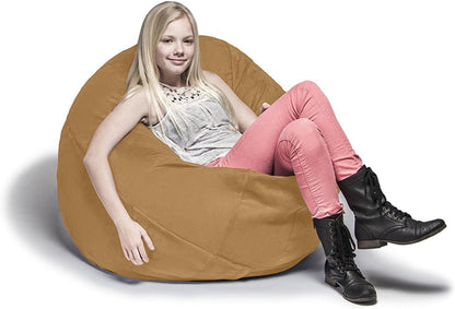 Cocoon 4 Foot Bean Bag Chair, Camel