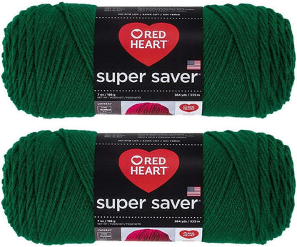 Bulk Buy:  Super Saver (2-Pack) (Cherry Red, 7 Oz Each Skein)