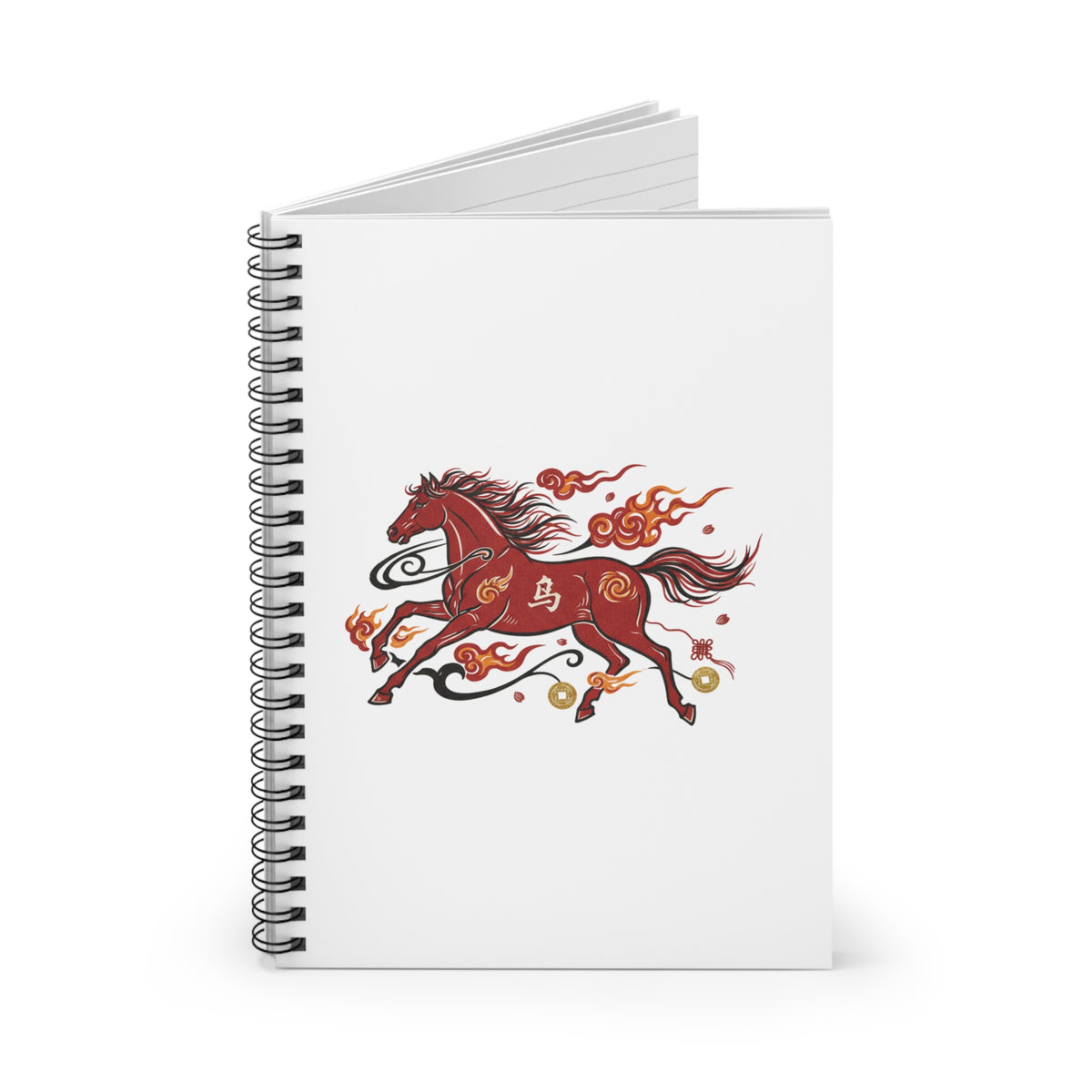 Spiral Journal Notebook | Ma Character | School Gift, Book Collector