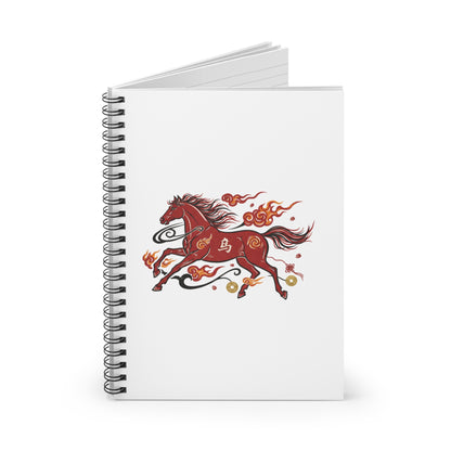 Spiral Journal Notebook | Ma Character | School Gift, Book Collector