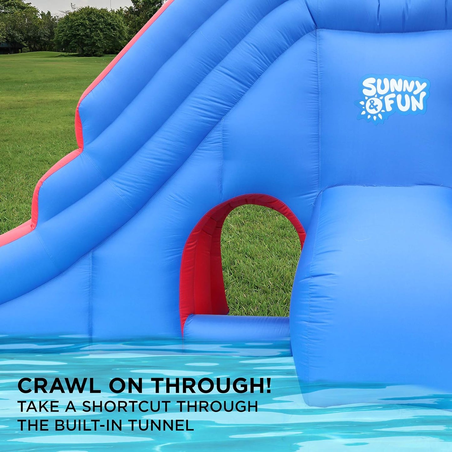 Slide ‘N Spray Inflatable Water Slide Park