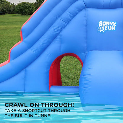 Slide ‘N Spray Inflatable Water Slide Park