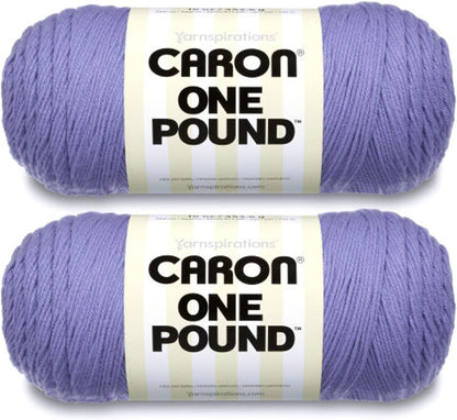 One Pound White Yarn - 2 Pack of 454G/16Oz - Acrylic - 4 Medium (Worsted) - 812 Yards - Knitting/Crochet