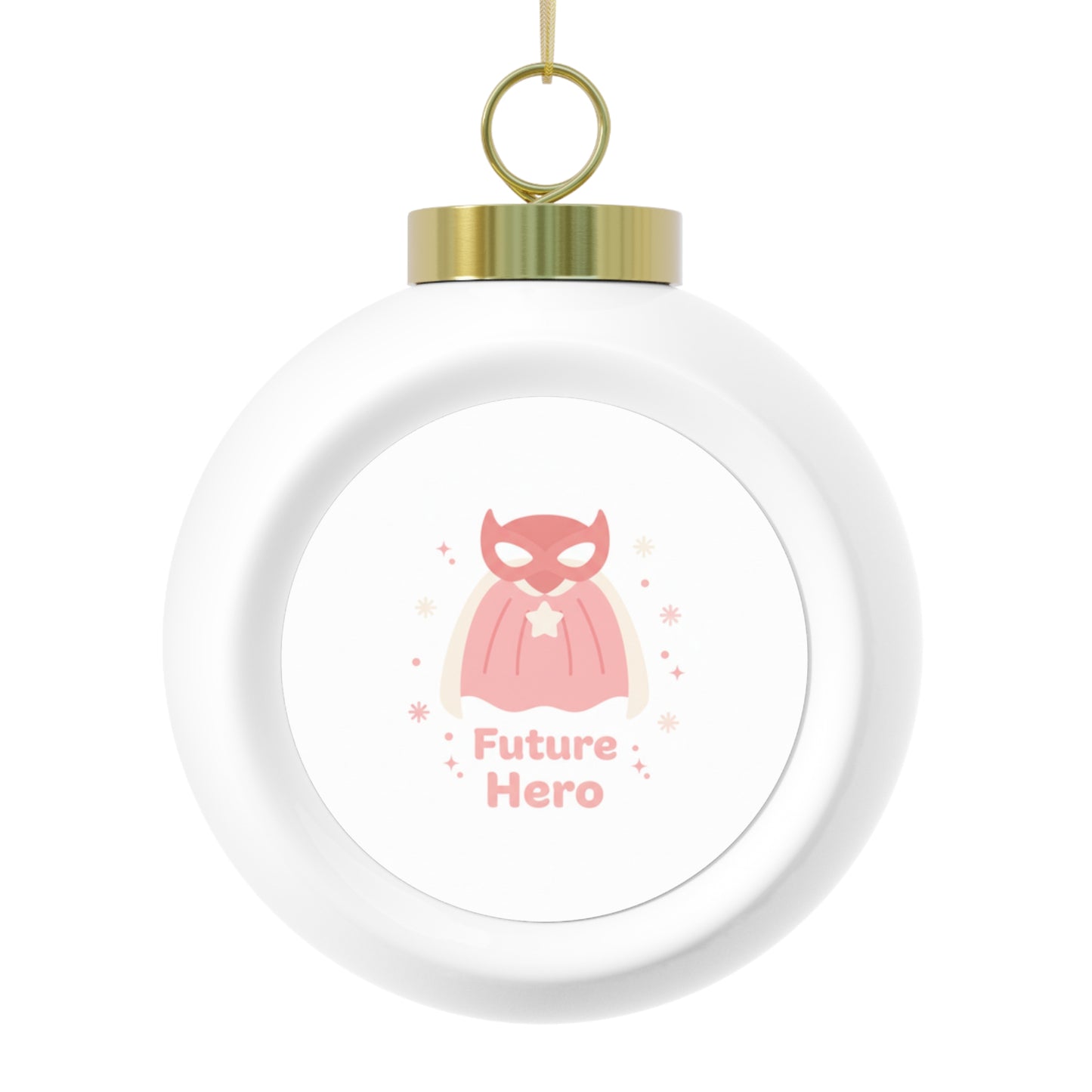 Christmas Ball Ornament Future Hero — Kids Superhero Holiday Ornament