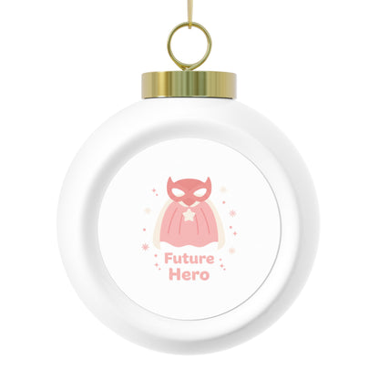 Christmas Ball Ornament Future Hero — Kids Superhero Holiday Ornament