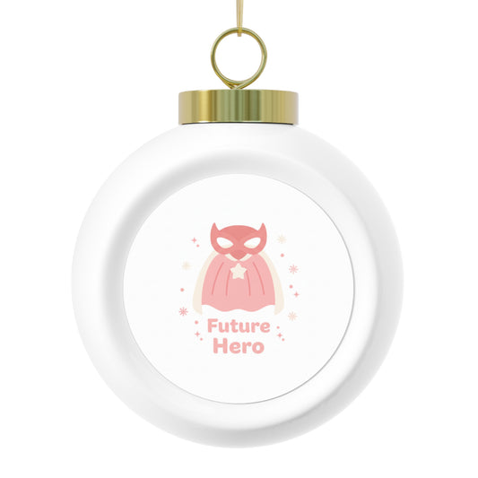 Christmas Ball Ornament Future Hero — Kids Superhero Holiday Ornament