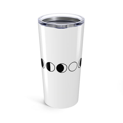 Moon Phases Tumbler Wrap | 20oz Stainless Steel Travel Cup | Family & Friend Gift | Modern Boho Irony Aesthetic