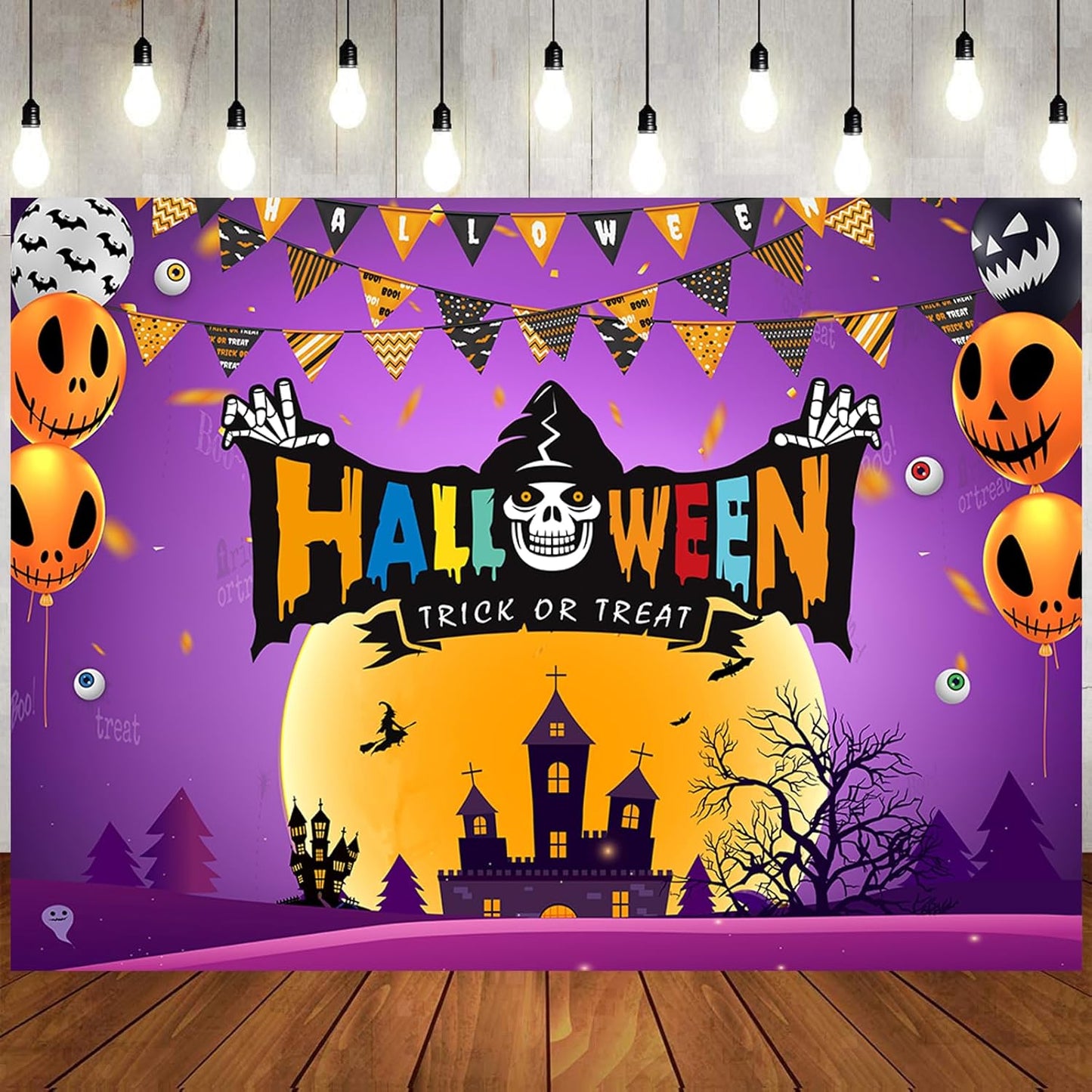 7X5Ft Halloween Photography Backdrop Halloween Party Decoration Banner Backdrop Halloween Photo Props Backdrop Halloween Photoshoot Bacdrops 195