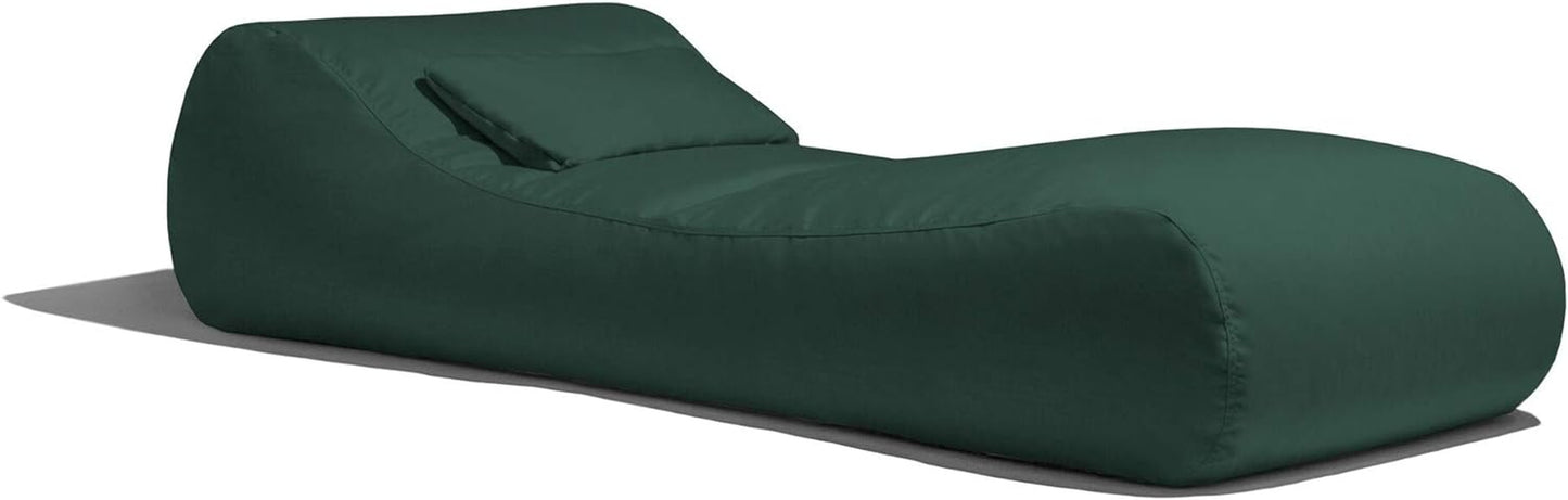 Arlo Outdoor Bean Bag Sun Lounger | Pool Patio Chaise Recliner |, Granite