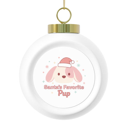 Ceramic Christmas Ornament – Santa's Favorite Pup