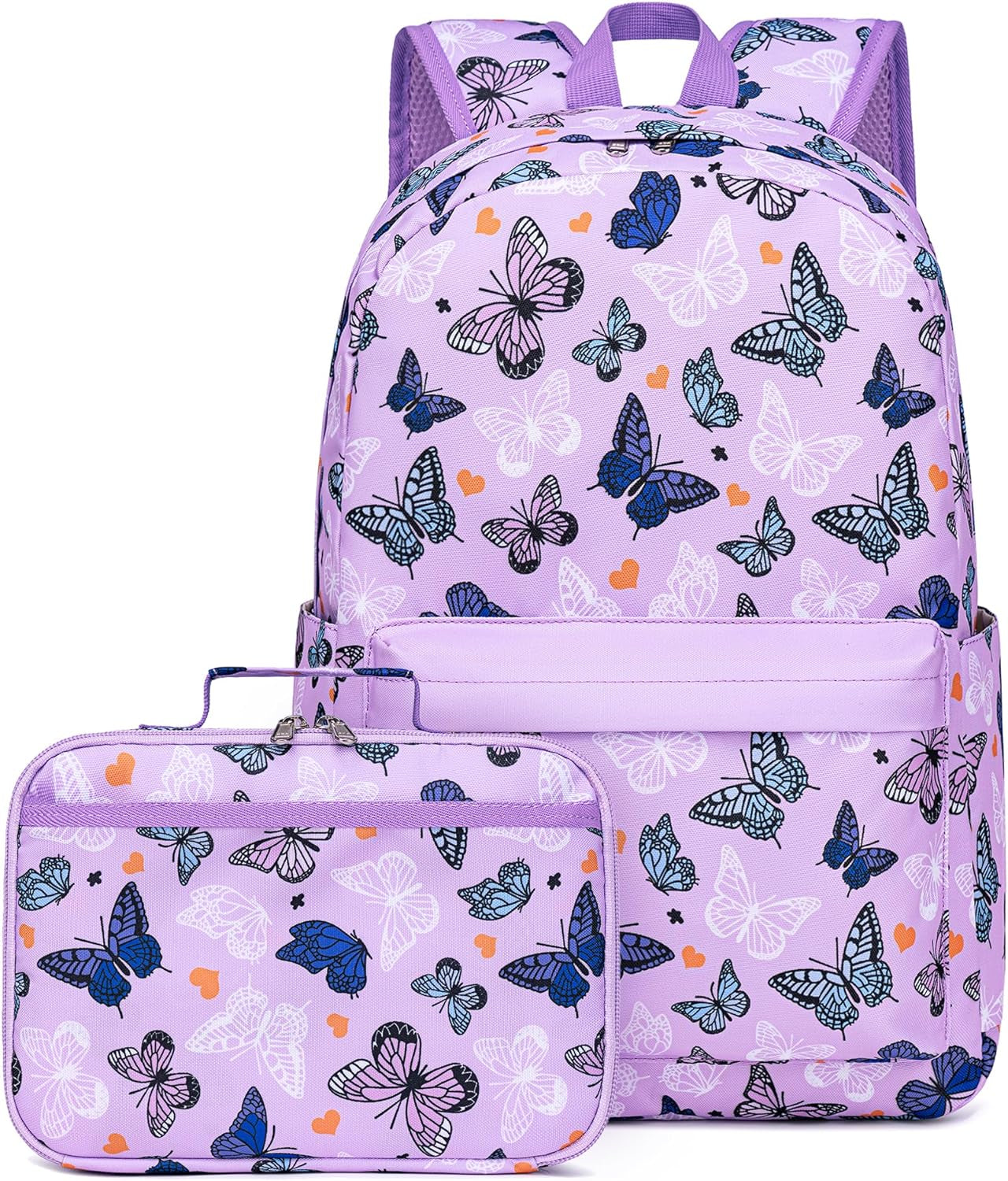 Kids Backpack with Lunch Box for Girls Boys Lightweight Waterproof Preschool Kindergarten Elementary School Bookbag