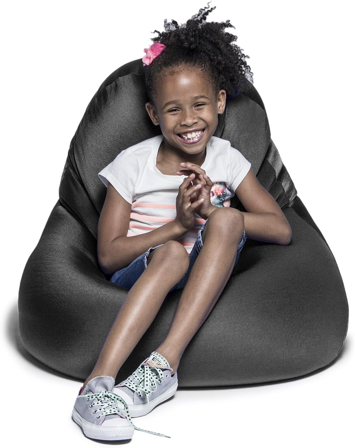 Nimbus Spandex Bean Bag Chair Furniture for Kids Rooms, Playrooms, and More, Small, Royal Blue