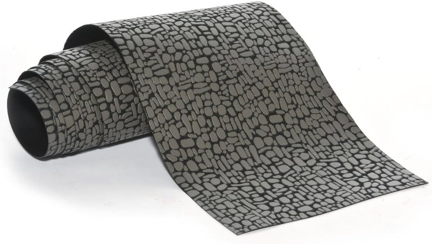 Village Cross Product Accessories Cobblestone Street Landscape Roll, 0.2"D X 4.75"W X 48"H, Gray