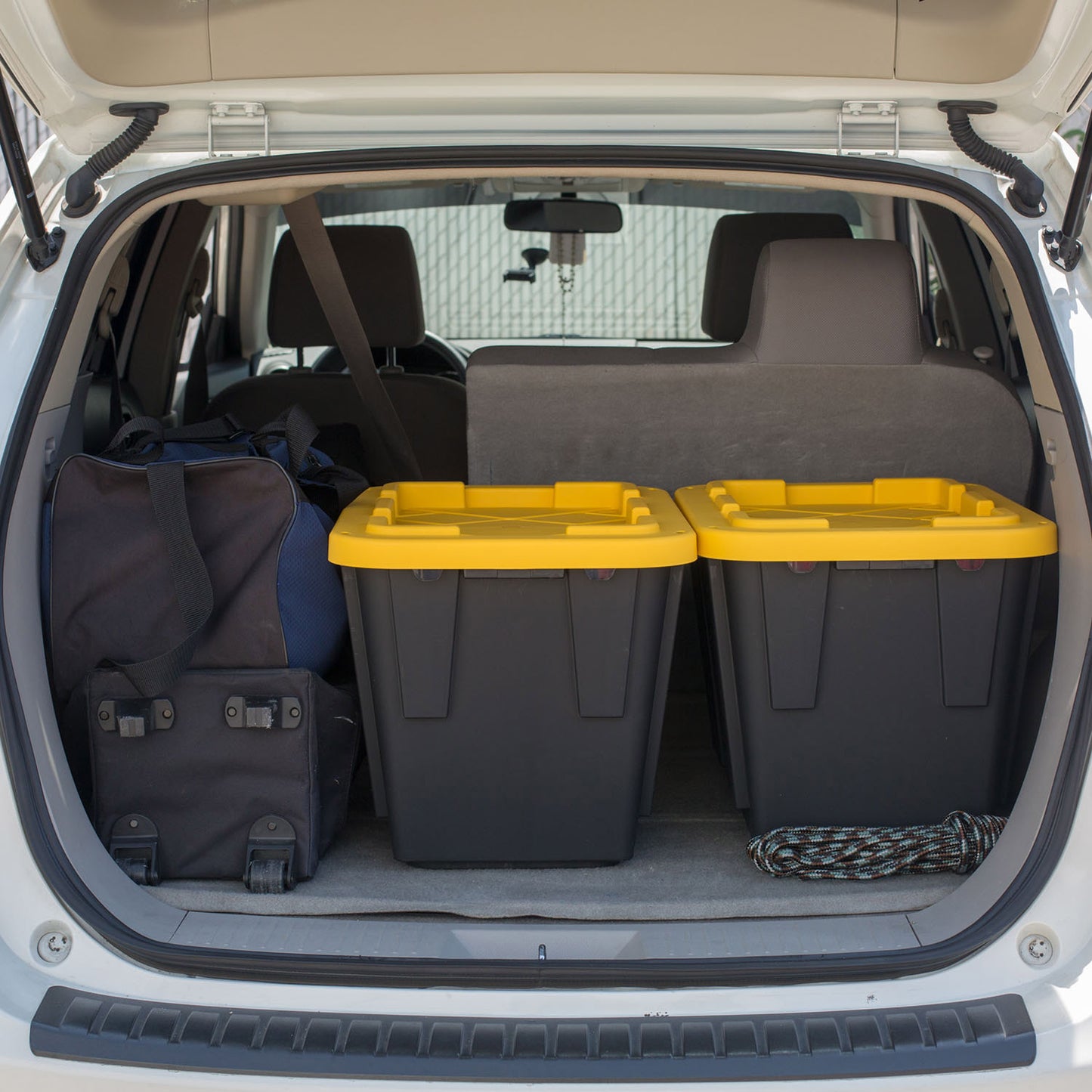 12 Gallon Storage Bin, 4-Pack