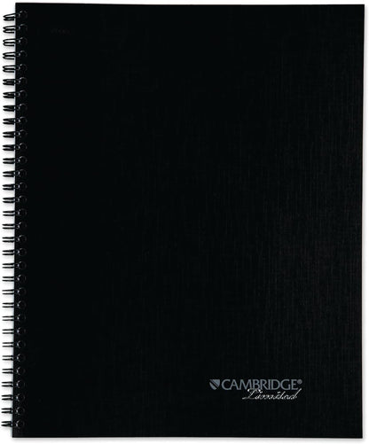 Notebook, Business Notebook, 8-1/4" X 11", 80 Sheets, Ruled, Action Planner, Flexible Cover, Wirebound, Gray (06064)