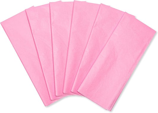 125 Sheets 20 In. X 20 In. Bulk Light Pink Tissue Paper for Graduation, Birthdays and All Occasions