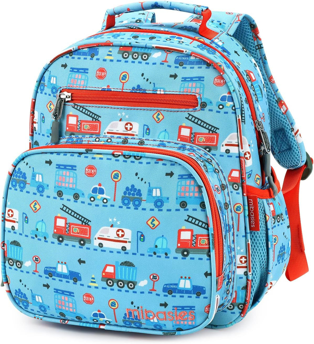 Toddler Backpack for Girls and Boys 2-4, Preschool Kindergarten Backpack, Cute Kids Backpacks for Boys（Car）