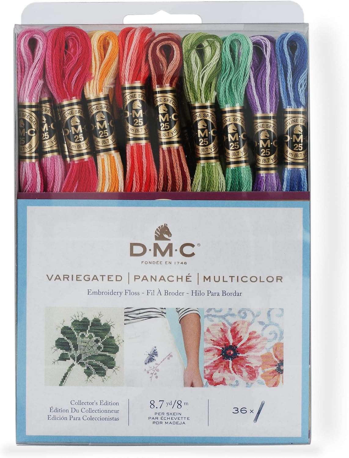 117F25HDC Embroidery Floss Pack 8.7Yd, Home Decor 36/Pkg