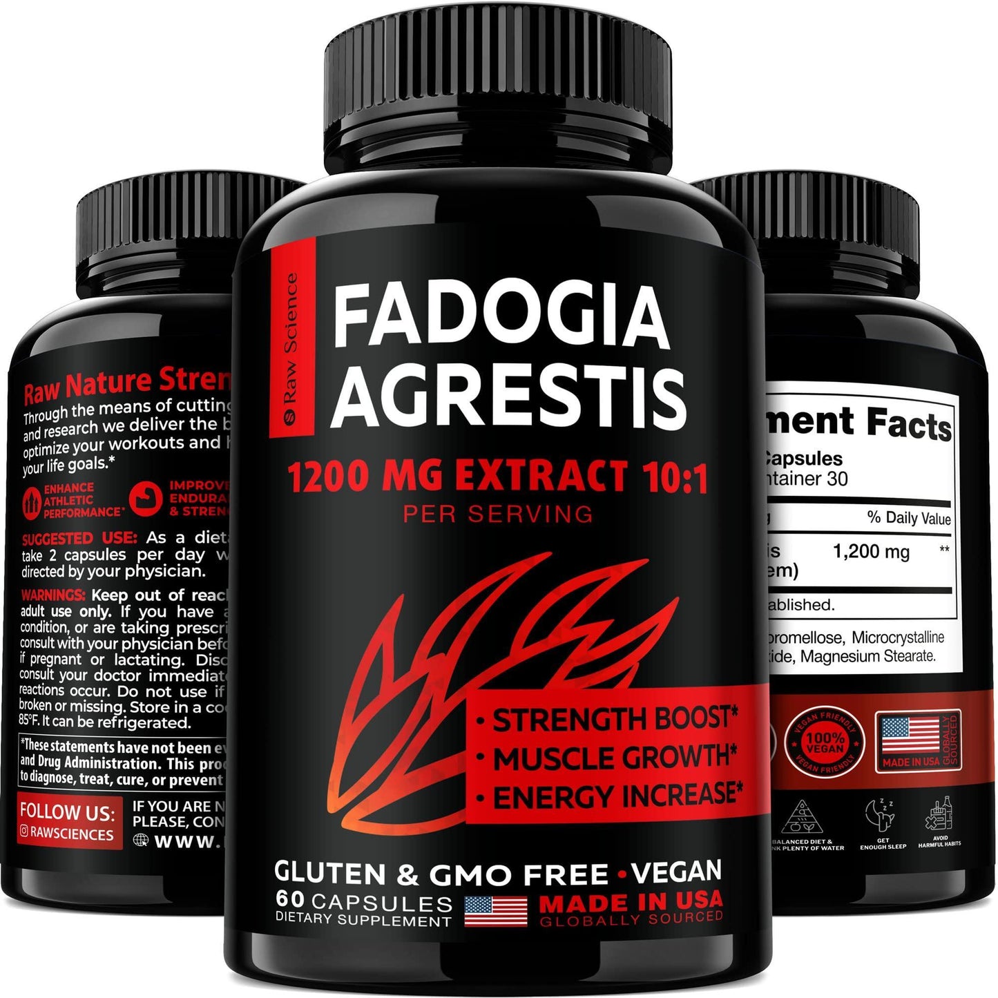 Fadogia Agrestis 600mg Extract   Male Extra Stamina Booster & Muscle