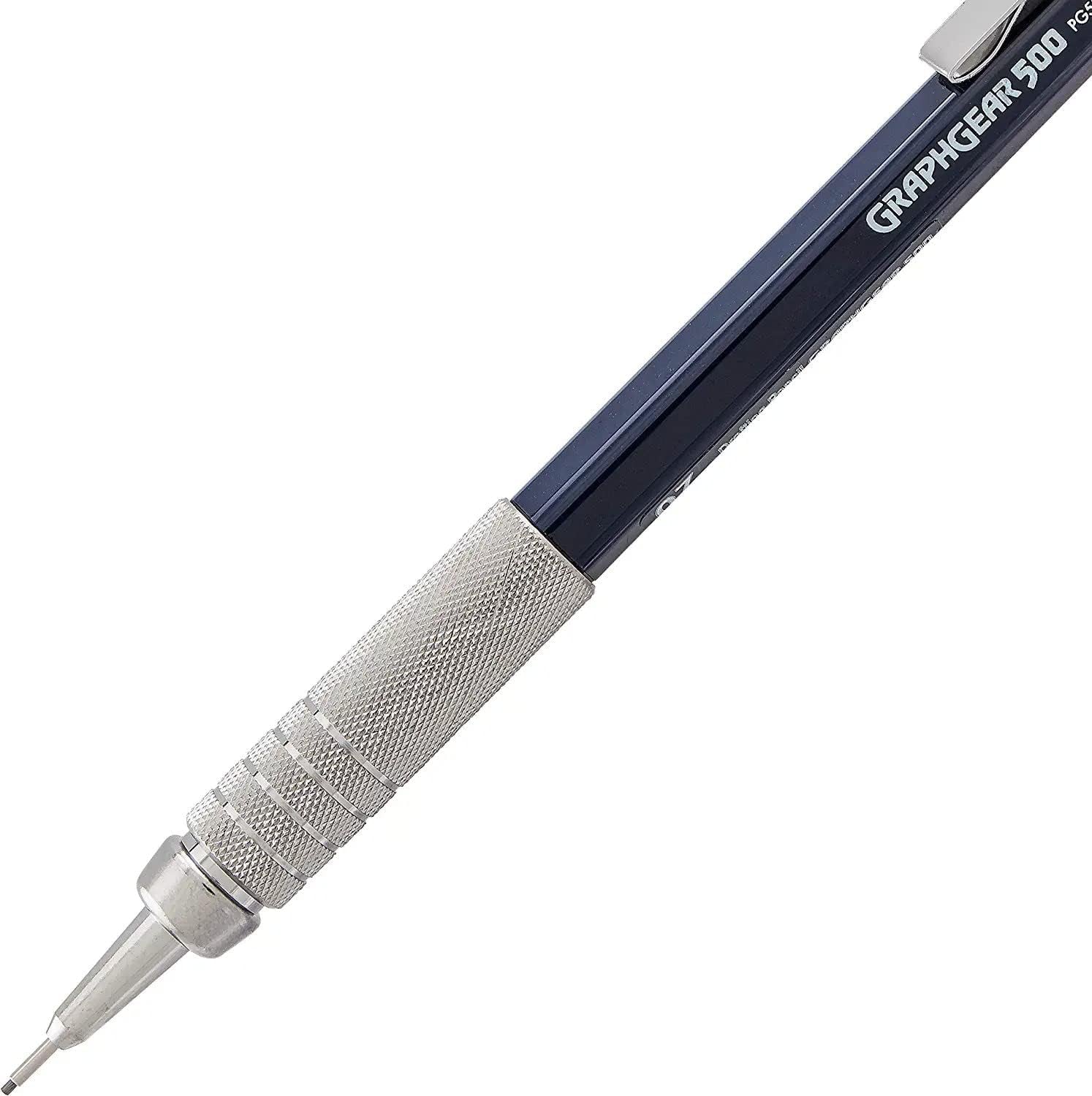 Mechanical Pencil Graphgear 500 Automatic Drafting Pencil - .7Mm Lead Size - Includes 50 Lead & 4 Eraser Refills