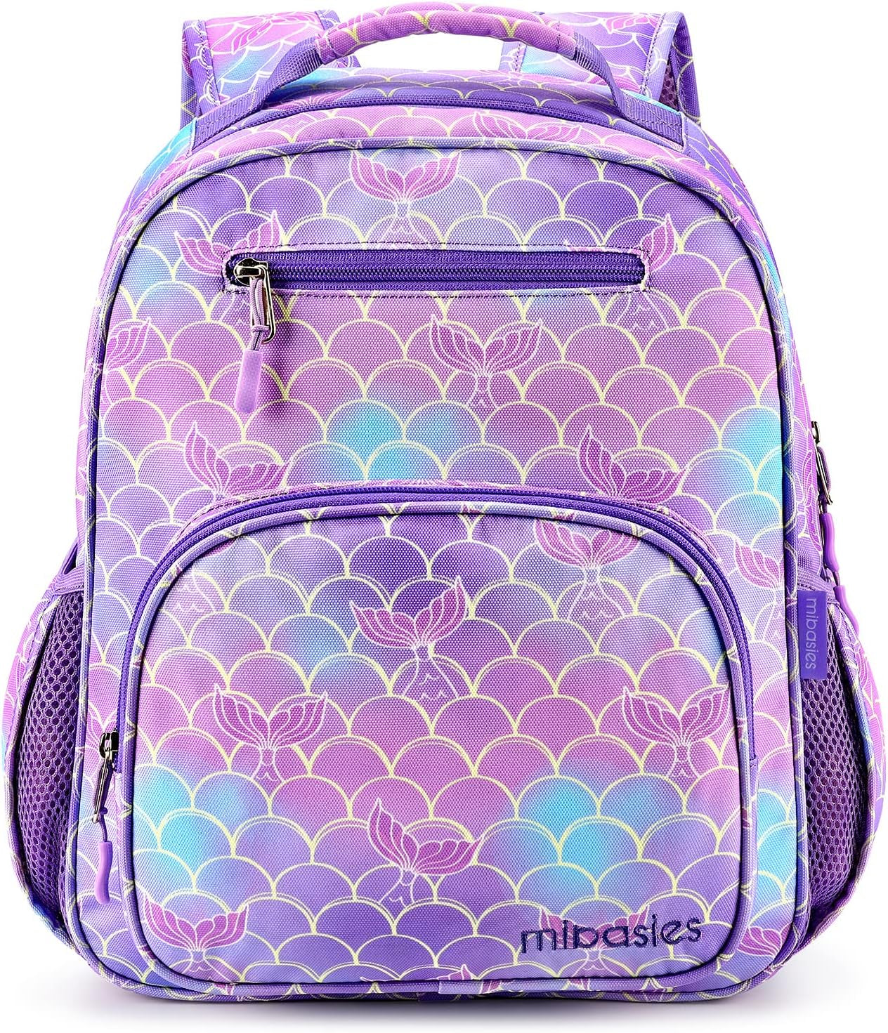 Girls Backpack for Elementary School, Backpack for Girls 5-8, Lightweight Kids Backpacks for Girls（Mermaid Tail）