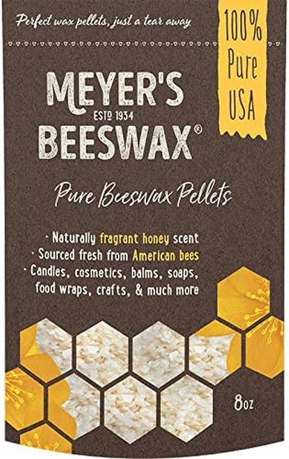 Meyer'S 100% Pure Domestic USA Beeswax, Not Imported, Chemical Free Triple Filtered Pellets for All Your Do It Yourself