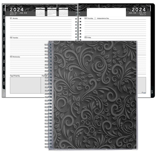 Aesthetic Planner Academic Year July 2024   June 2025 8.5 x11 with Weekly and