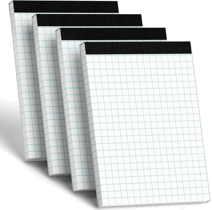 Graph Paper Pads 8.5 X 11 Grid Paper Notebook 2 Pack White 2X2 Graph Ruled Grid Paper Pads 8-1/2 X 11 Blueprint Quadrille Pad 8.5 X 11 Grid Notebook Paper 8.5 X 11 Graft Paper Graph Pads 50 Sheets/Pad