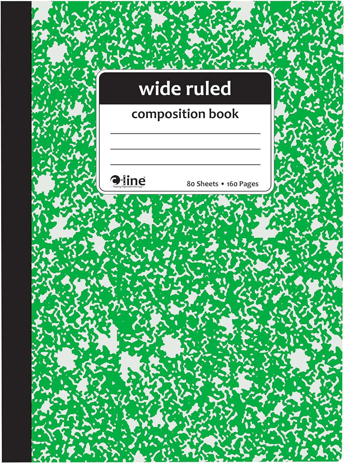 Composition Notebook, Wide Ruled, Marble Cover, 1 Notebook, Color May Vary (22010)