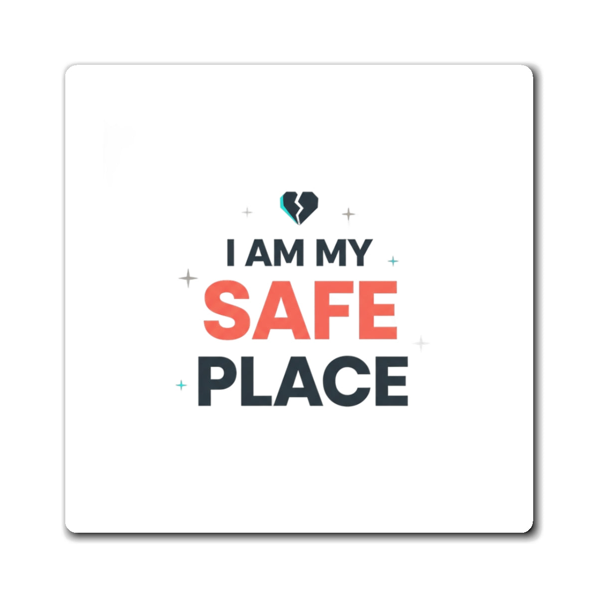 Self Love Gradient Affirmation | Aesthetic Sublimation Magnet Set | Galentine’s & Teen Gift | Y2K Gen Z Valentine Decor
